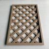 塑木格子籬笆-咖啡色 60*90*3.6 cm 1入