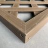 塑木格子籬笆-咖啡色 60*90*3.6 cm 1入