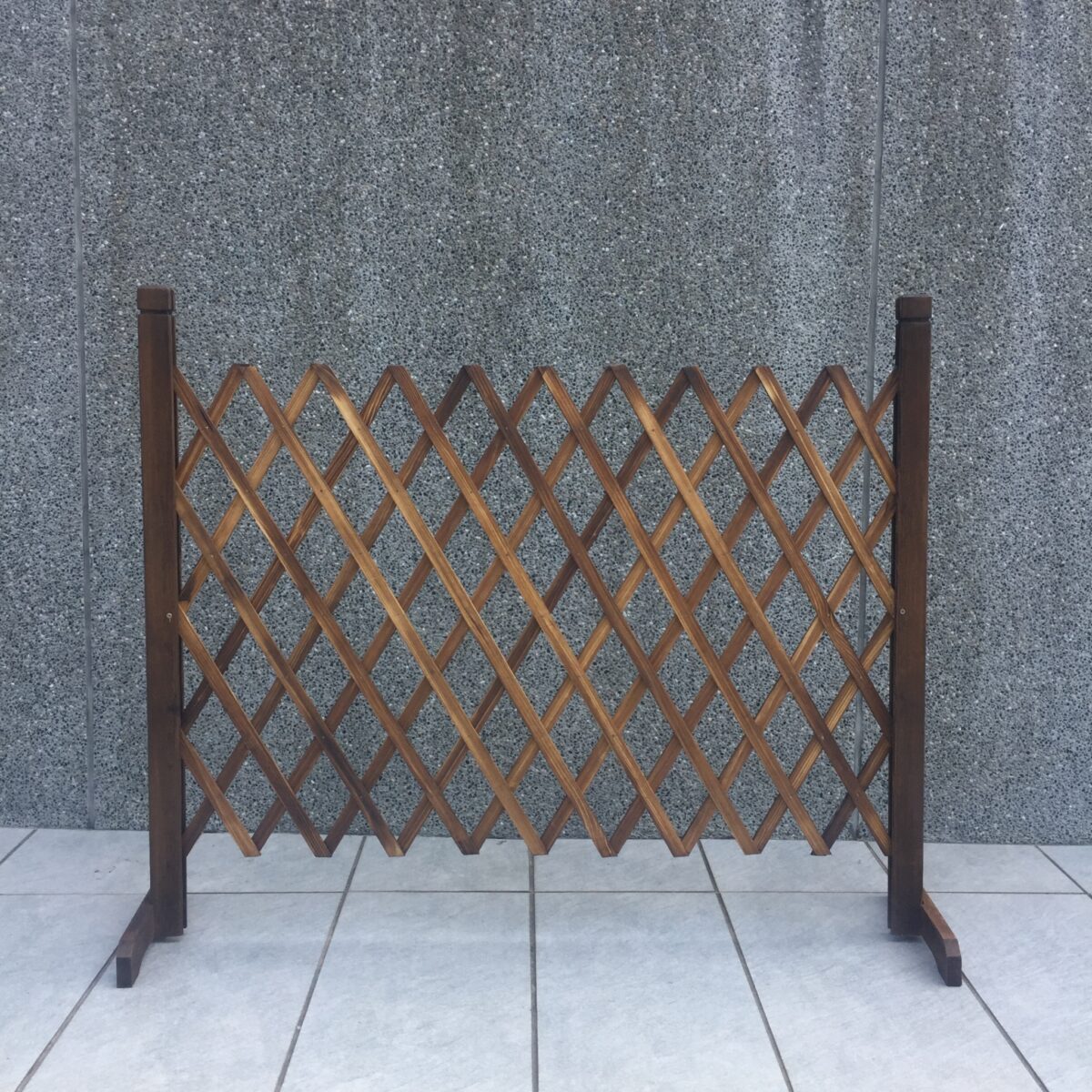 燻木伸縮籬笆支撐架H120cm